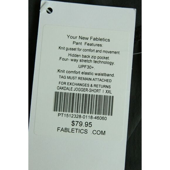 Fabletics Pants XXL Gray Womens Joggers Athleisure Stretch UPF 30+ New - Picture 10 of 10